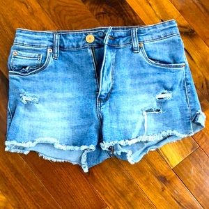 STS Aubrey High Rise Boyfriend Short with Side Slit